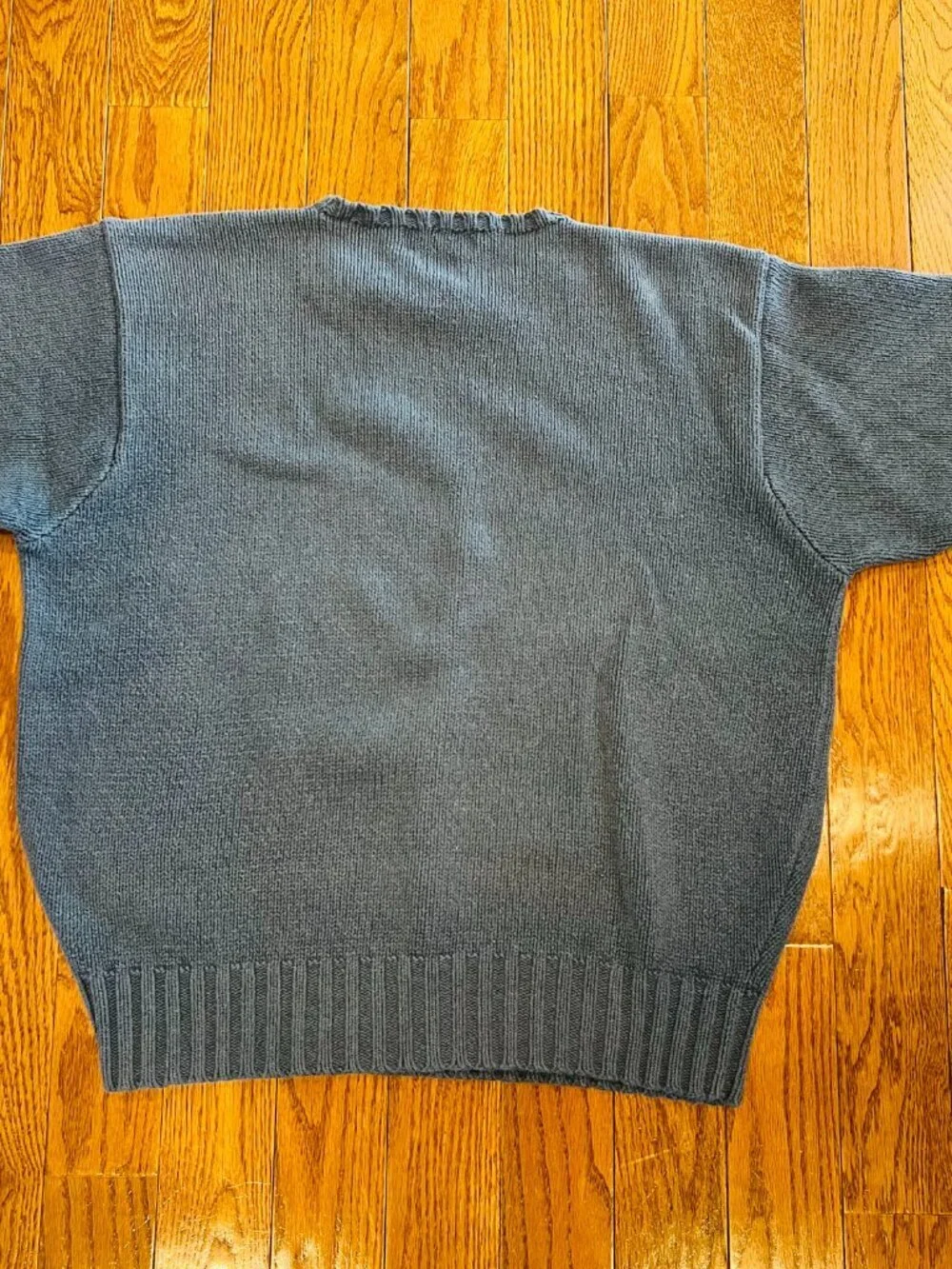 Vintage 90's Polo Ralph Lauren Men’s Cable Knit Fisherman Sweater Size XL Chunky